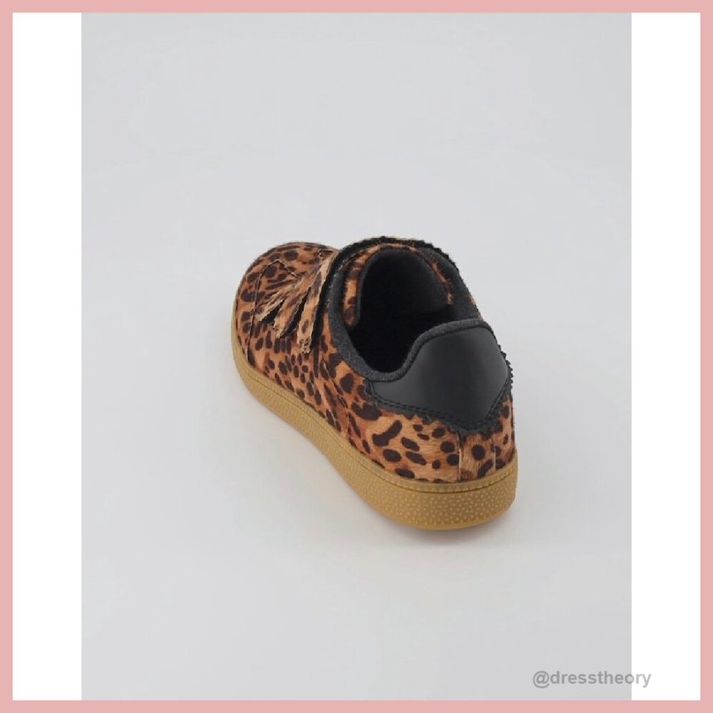 Vegan Hair Calf Sneakers with Hook Loop Closure, Lightweight Comfort - Picture 8 of 8